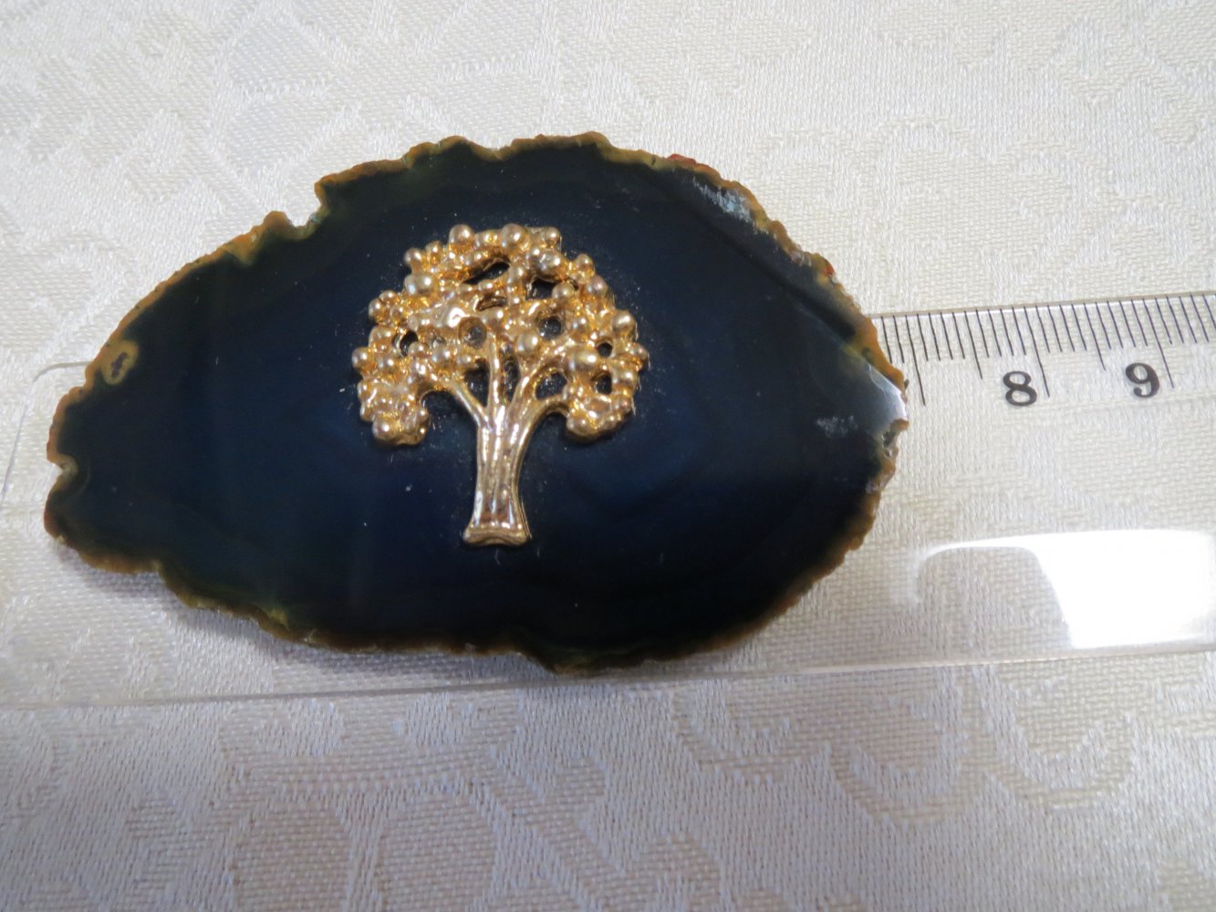 Brosche, Vintage, Lebensbaum