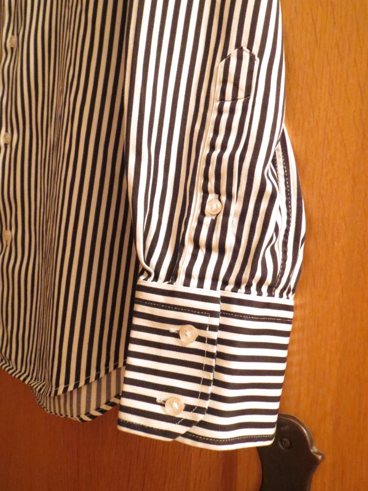 Hemd, Gr.M/39, gestreift