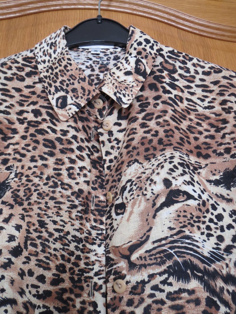 Bluse, Gr.36/S, Kurzarm