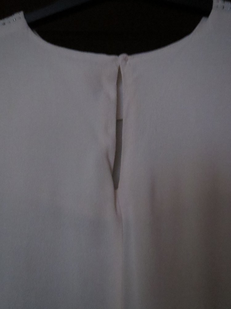 Bluse, Gr. 42/M, ecru, sehr schick