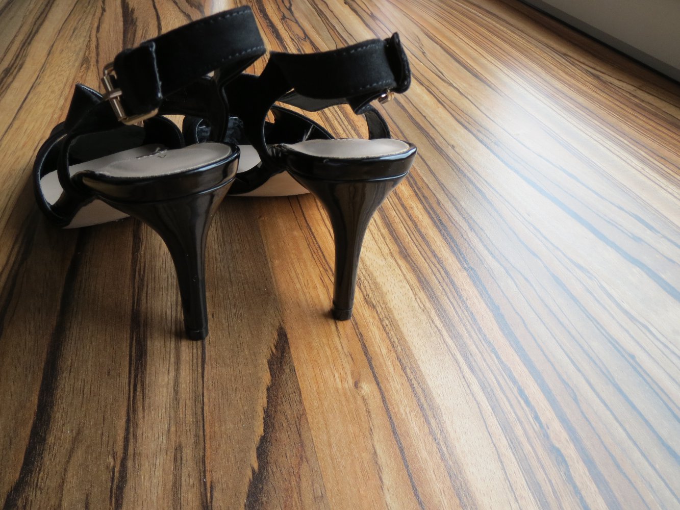 High Heel Sandalen, Gr.37, schwarz