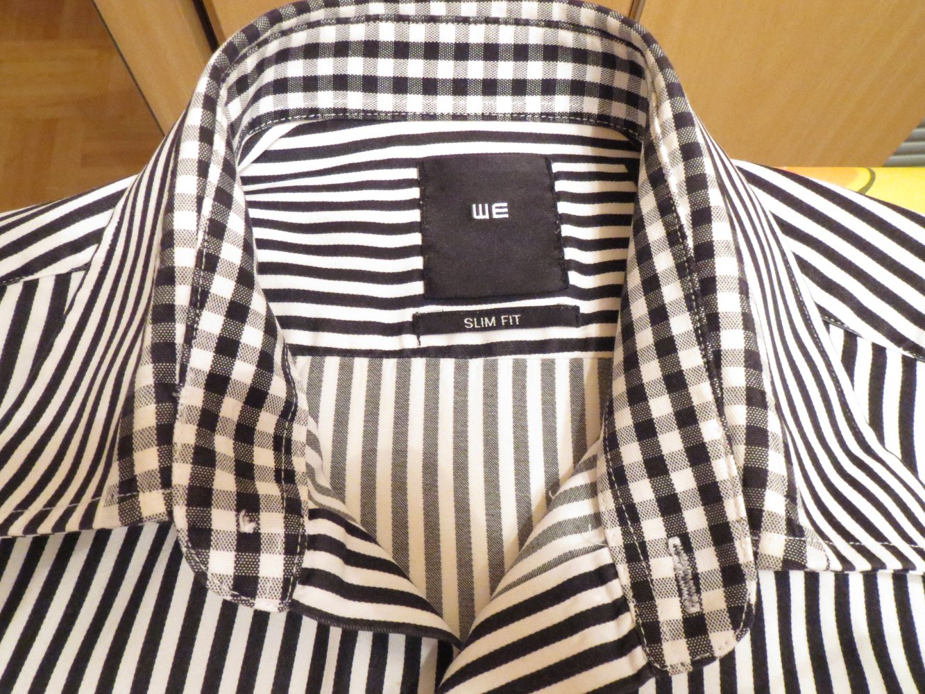 Hemd, Gr.M/39, gestreift