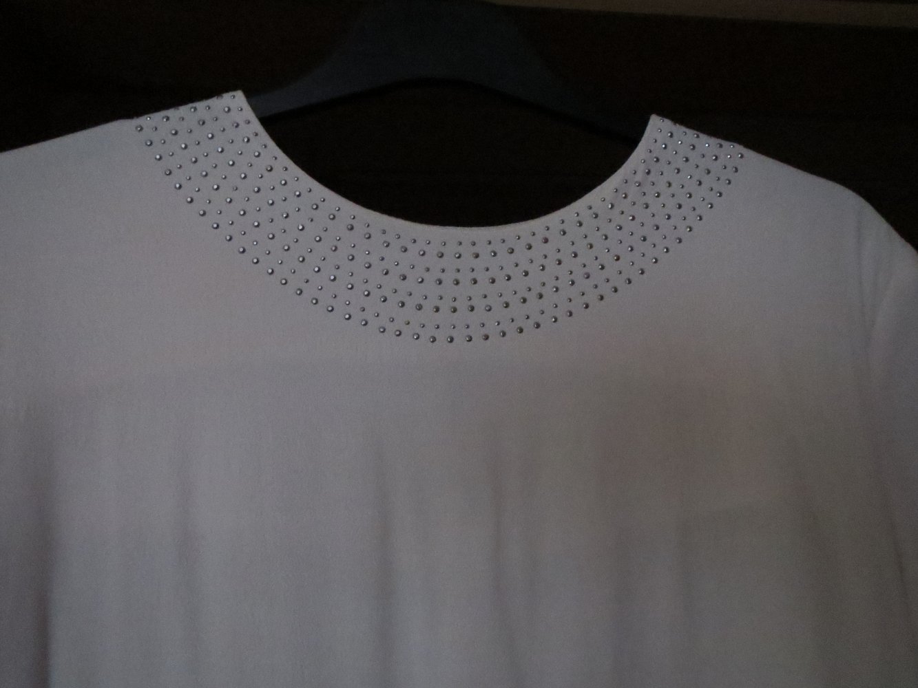 Bluse, Gr. 42/M, ecru, sehr schick