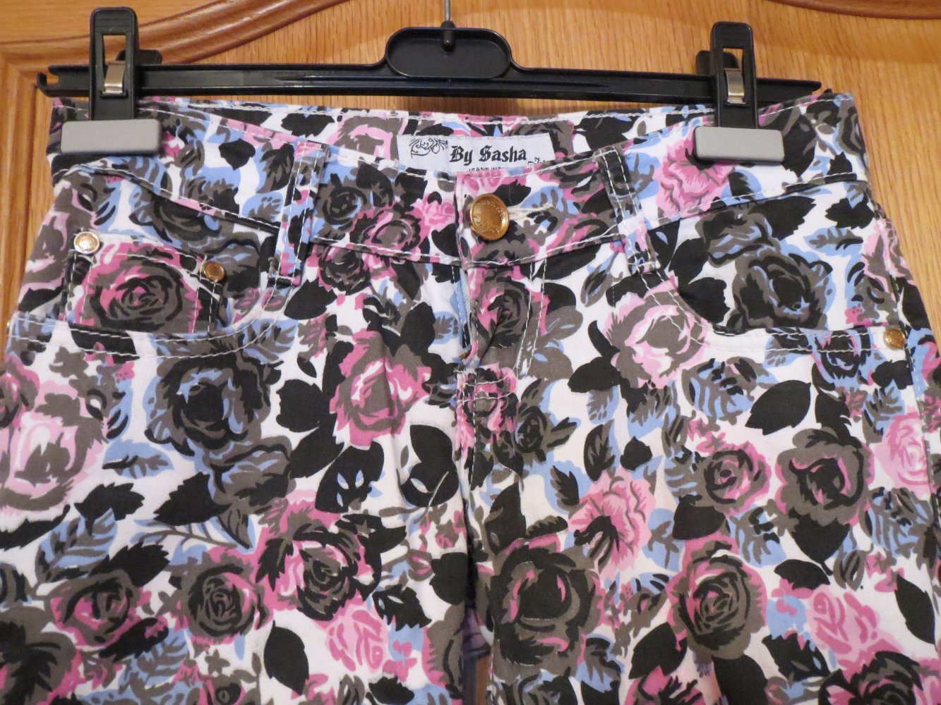 Jeans, Sommerjeans, Gr.36/S, bunt