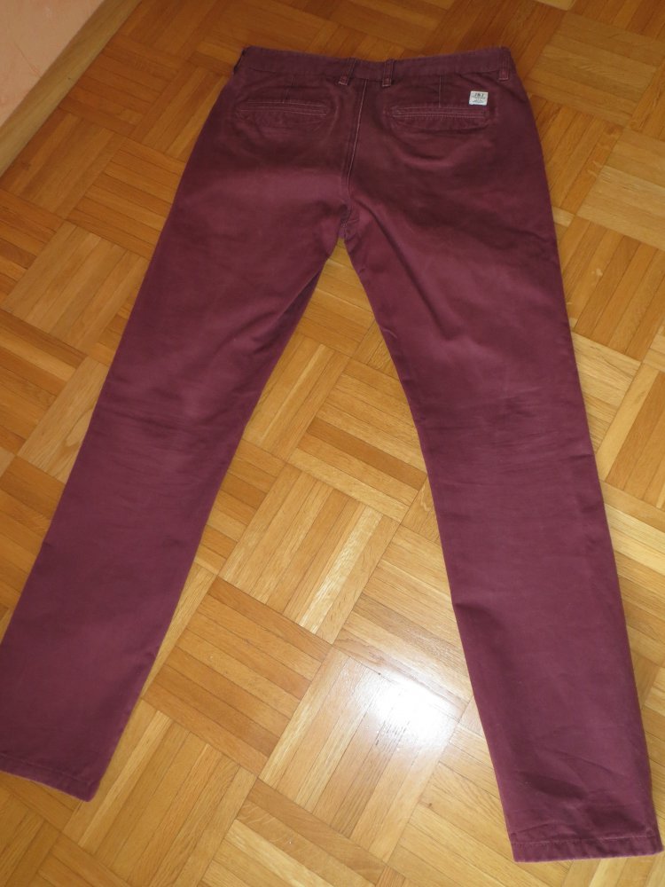 Jeans, Chinohose, Gr.31/32, bordeaux