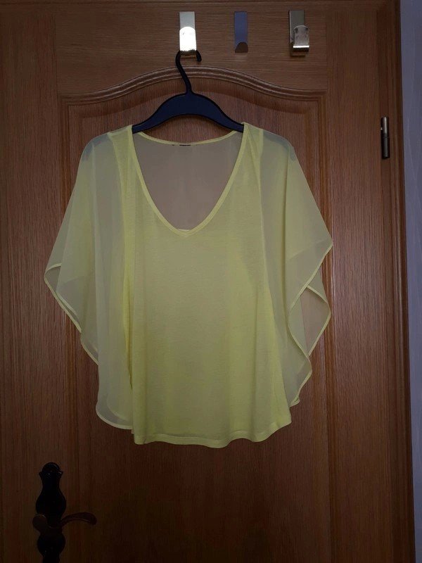 Bluse, Gr.36/S, gelb