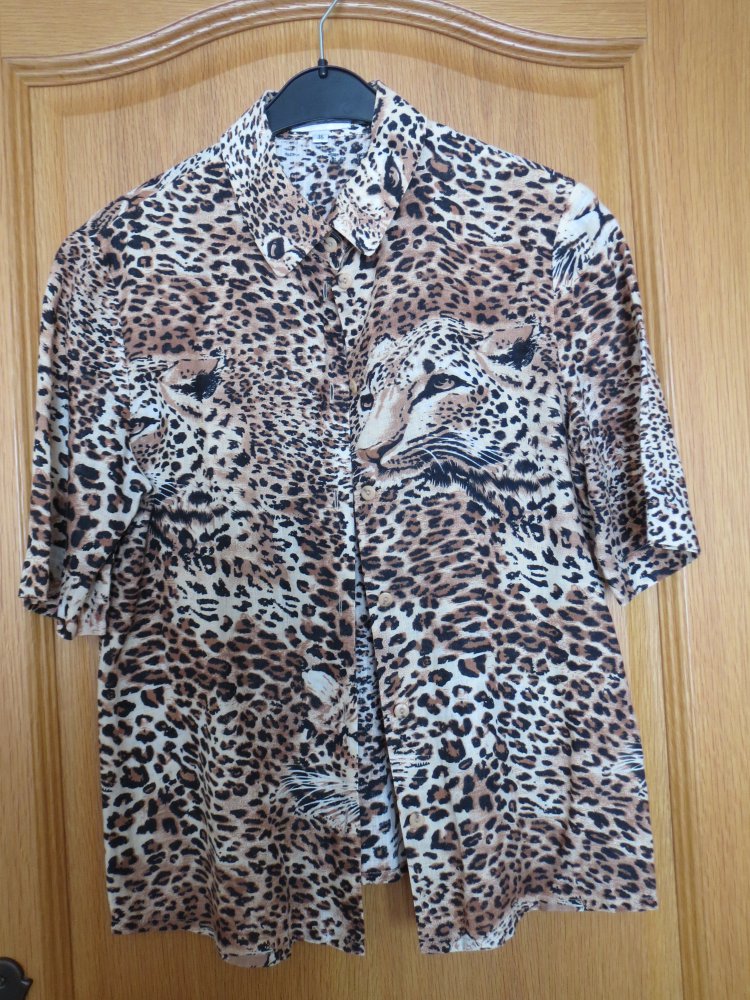 Bluse, Gr.36/S, Kurzarm