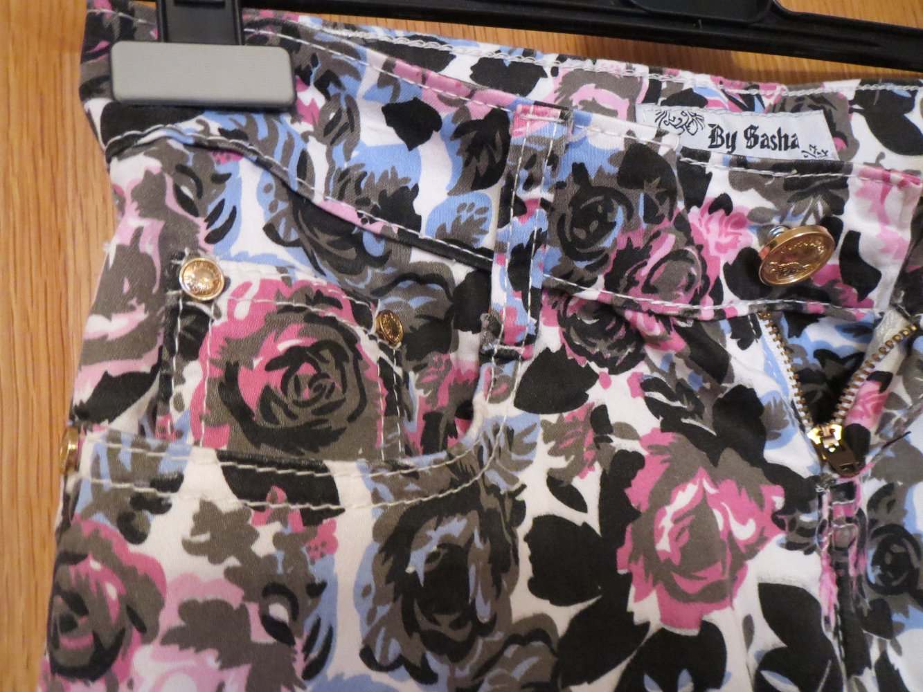 Jeans, Sommerjeans, Gr.36/S, bunt