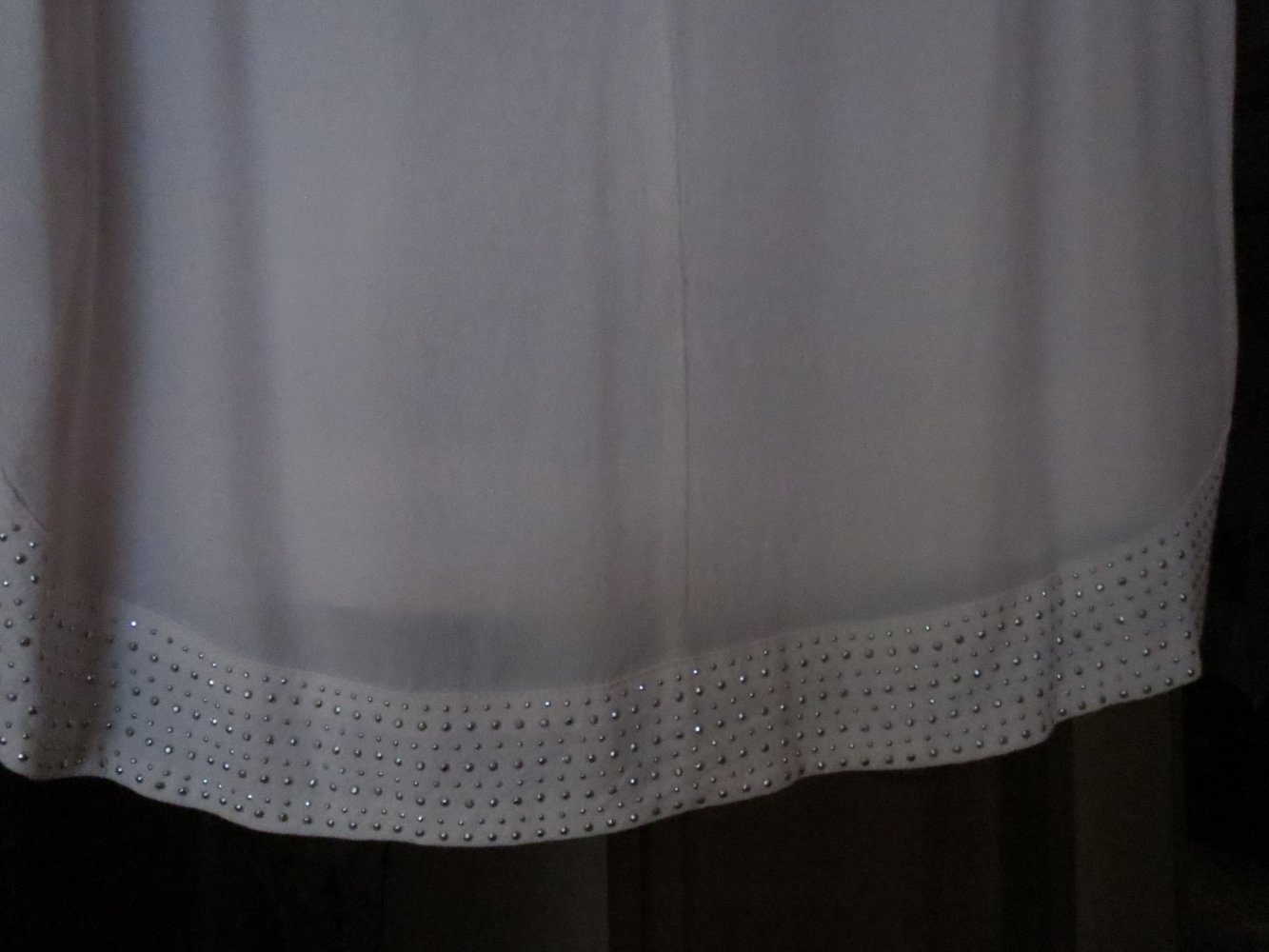 Bluse, Gr. 42/M, ecru, sehr schick