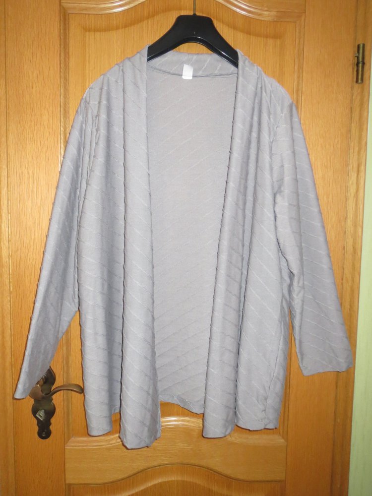 Cardigan, Gr.50/XL, grau
