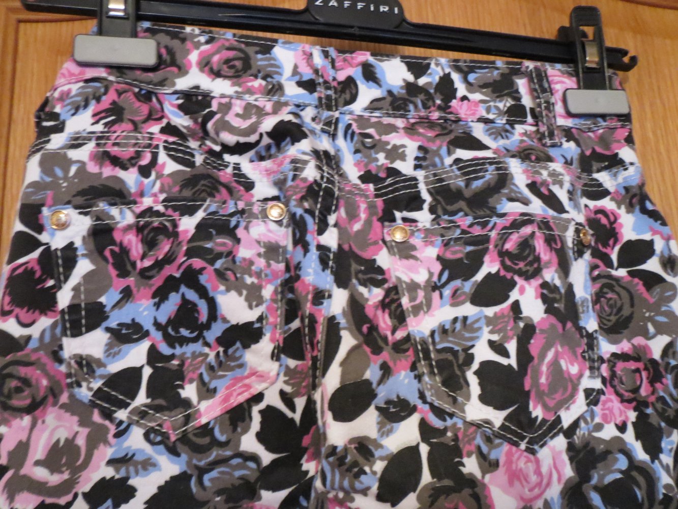 Jeans, Sommerjeans, Gr.36/S, bunt