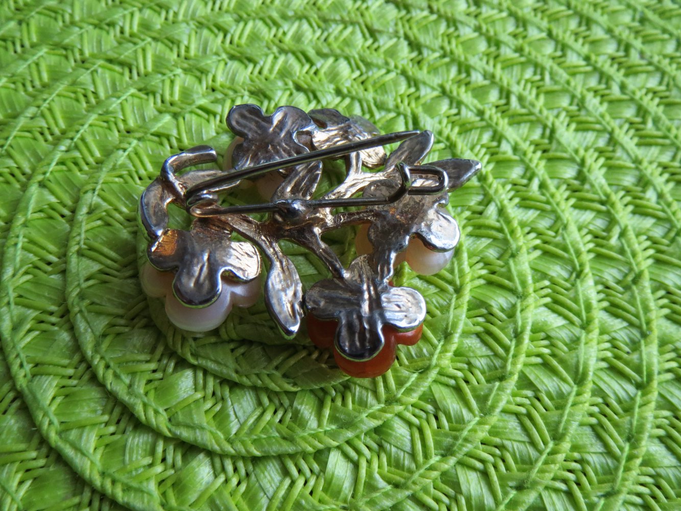 Brosche, Vintage, Blumen