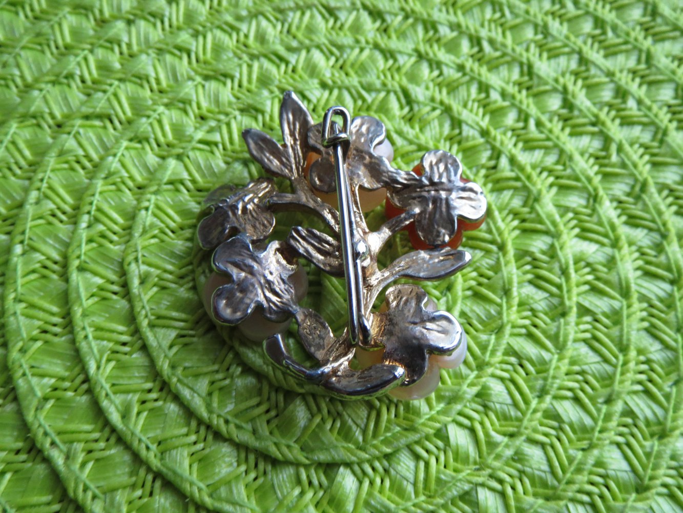 Brosche, Vintage, Blumen