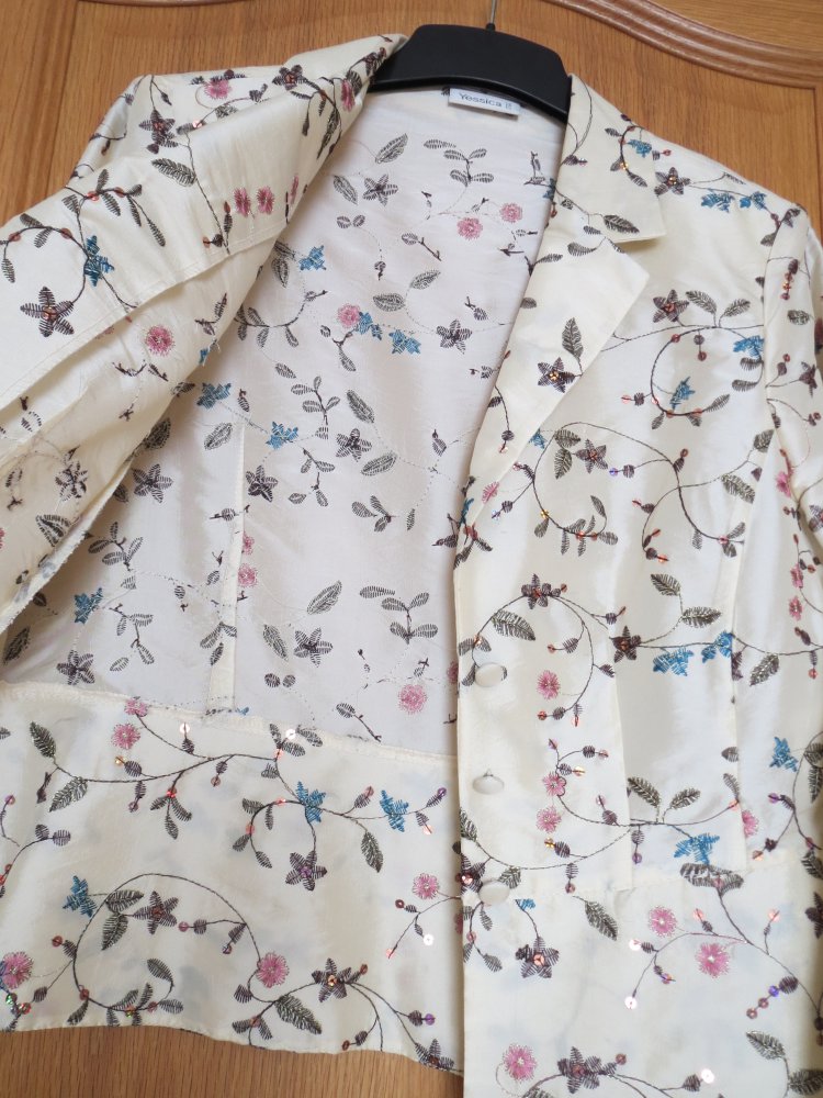 Blazer mit Top, Gr.42/M, schick