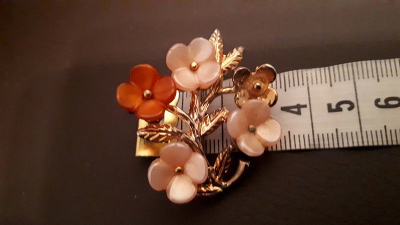 Brosche, Vintage, Blumen
