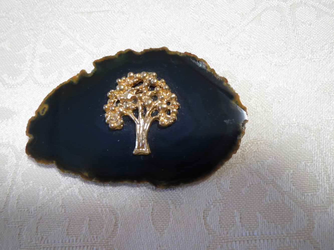 Brosche, Vintage, Lebensbaum