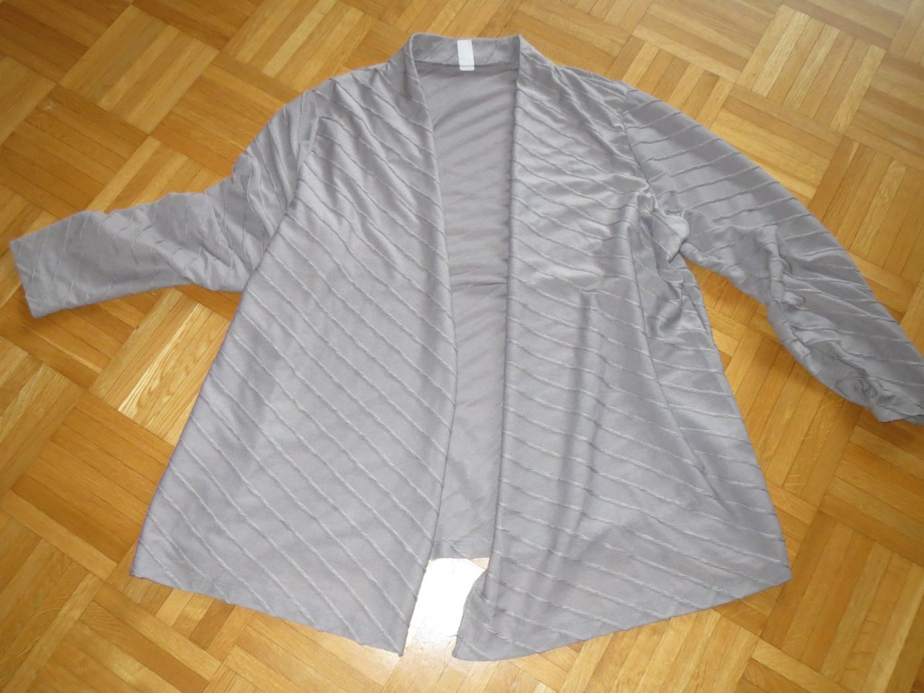Cardigan, Gr.50/XL, grau