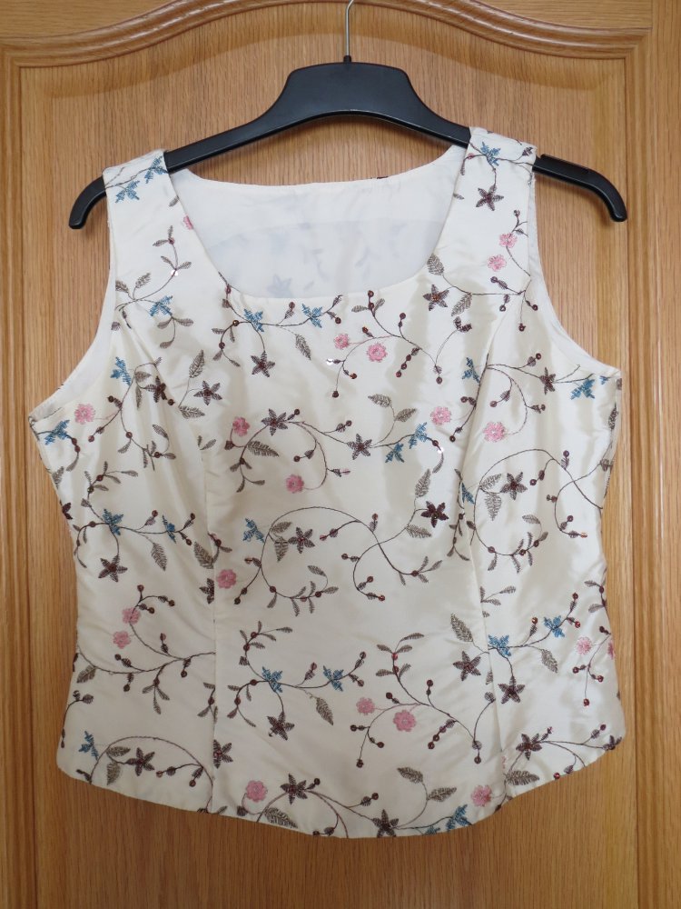 Blazer mit Top, Gr.42/M, schick