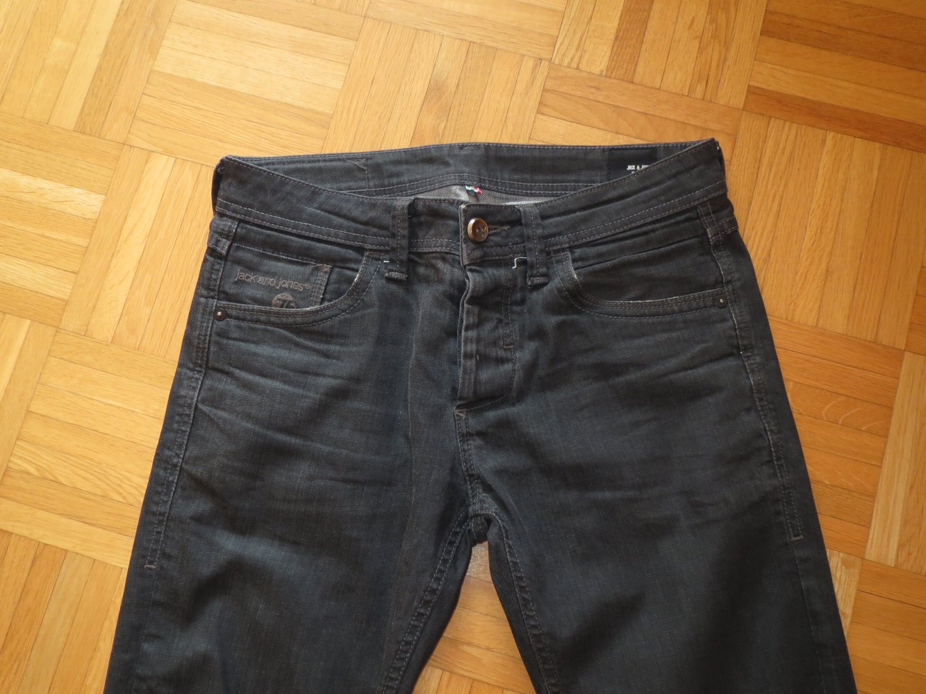 Jeans, Gr.30/32, schwarz