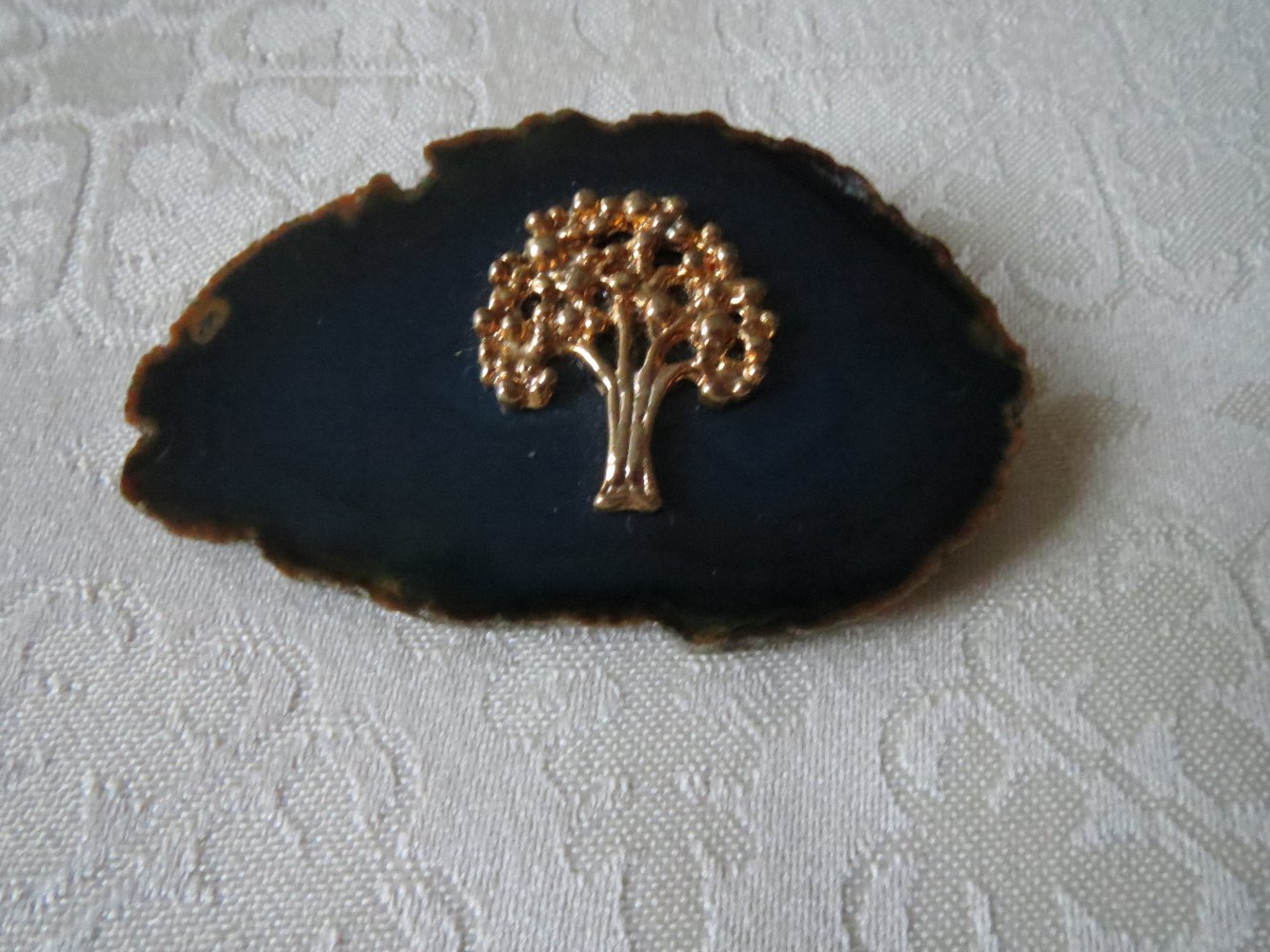 Brosche, Vintage, Lebensbaum