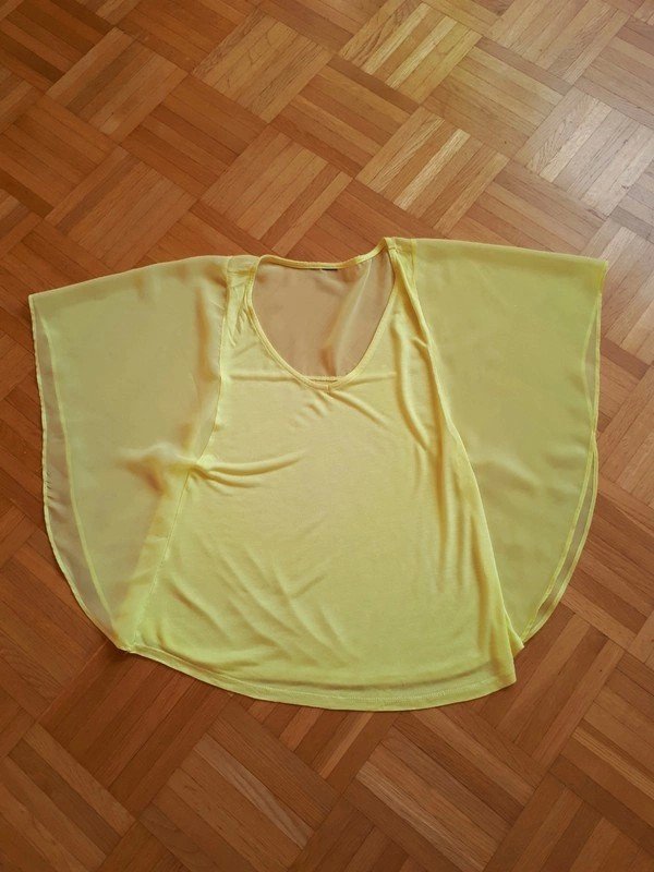 Bluse, Gr.36/S, gelb