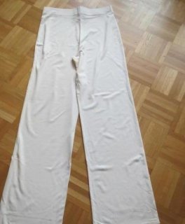 2-Teiler, Hose, Oberteil, Gr.42/44, neu, ecru