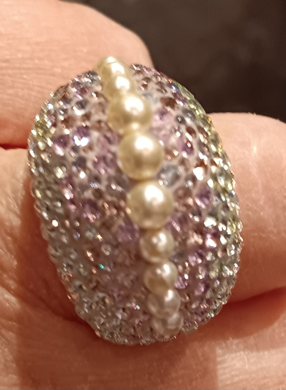 Swarovski Chic Ring Statement Ring Cocktailring 