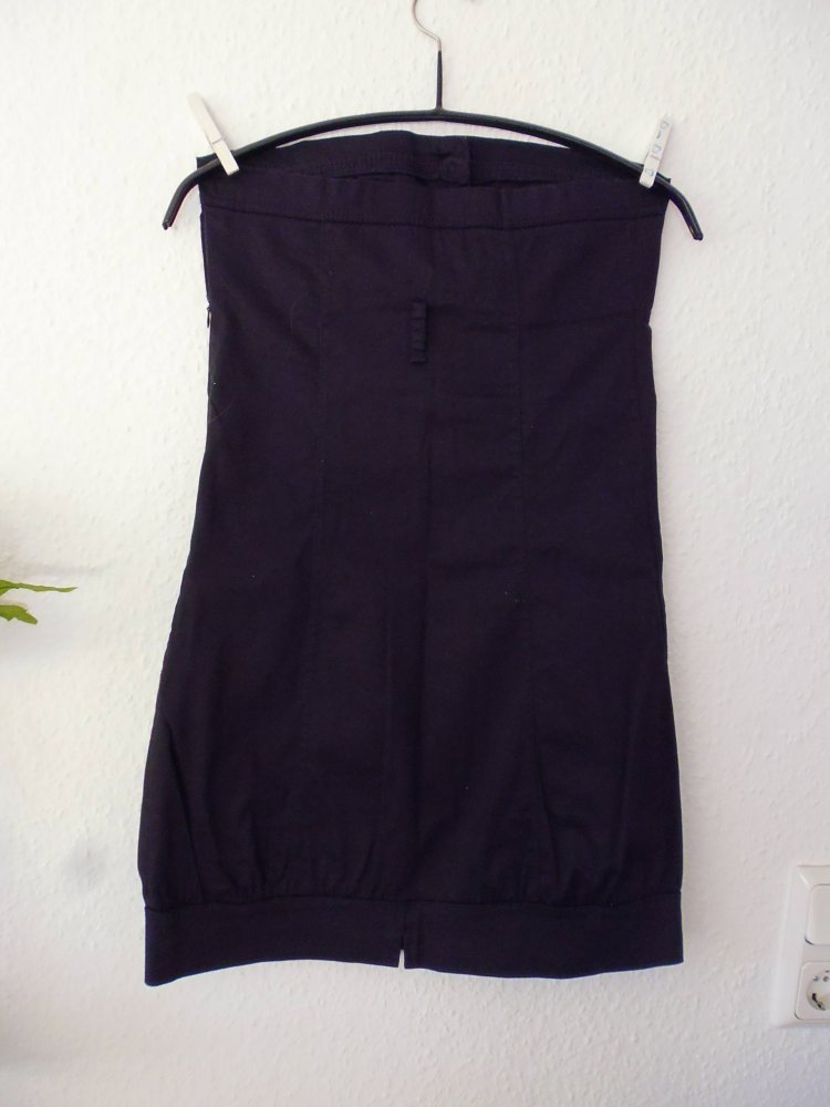 Bandeau Etui Kleid | Gr. S | schwarz