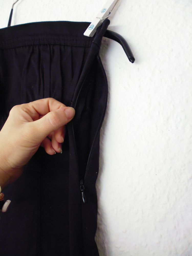 Bandeau Etui Kleid | Gr. S | schwarz