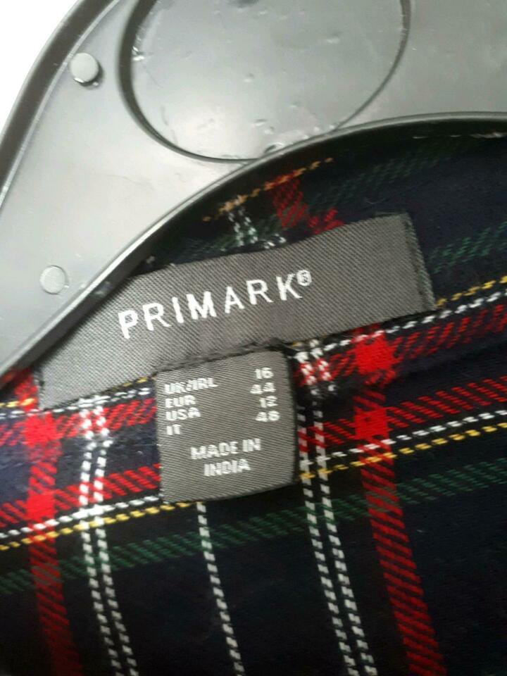 Kariertes Hemd Dunkelblau Holzfällerhemd 44