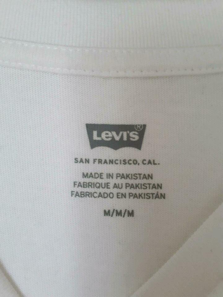 Weißes Levis T-shirt , Größe M weiß , Tshirt