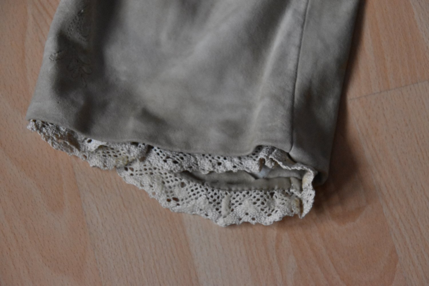 wunderschöne helle Lederhose