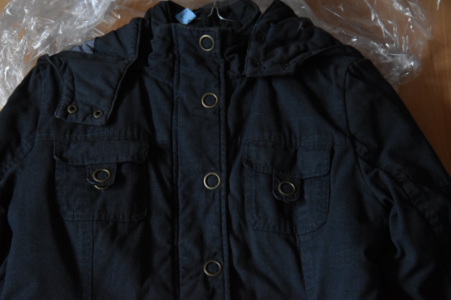 hübsche Tailierte Winterjacke in Jeansoptik 