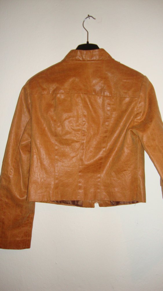 Tolle Kurzlederjacke im Marinestil !