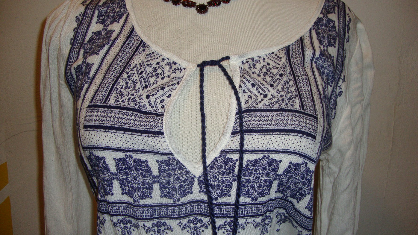 Tolle blauweisse Tunika !