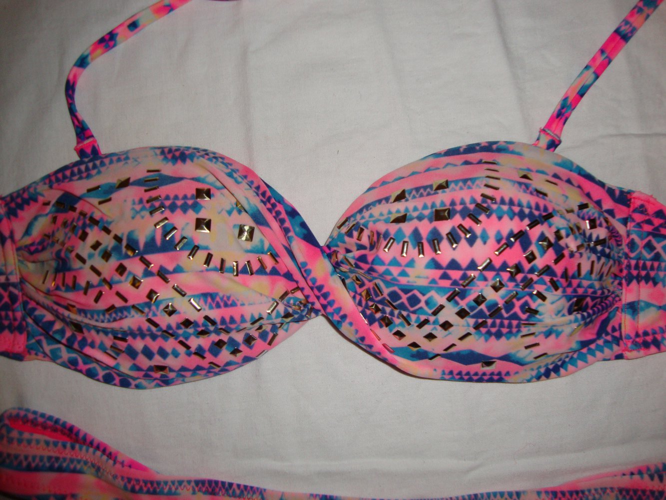 Moderner Bikini in pink !