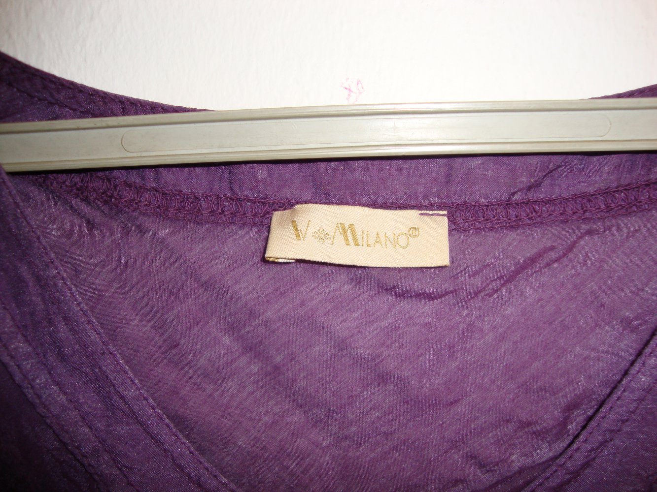 Schöne lilafarbene Seidentunika 