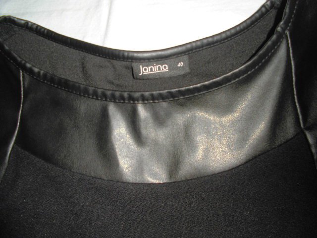 Chices Minikleid mit Leder !