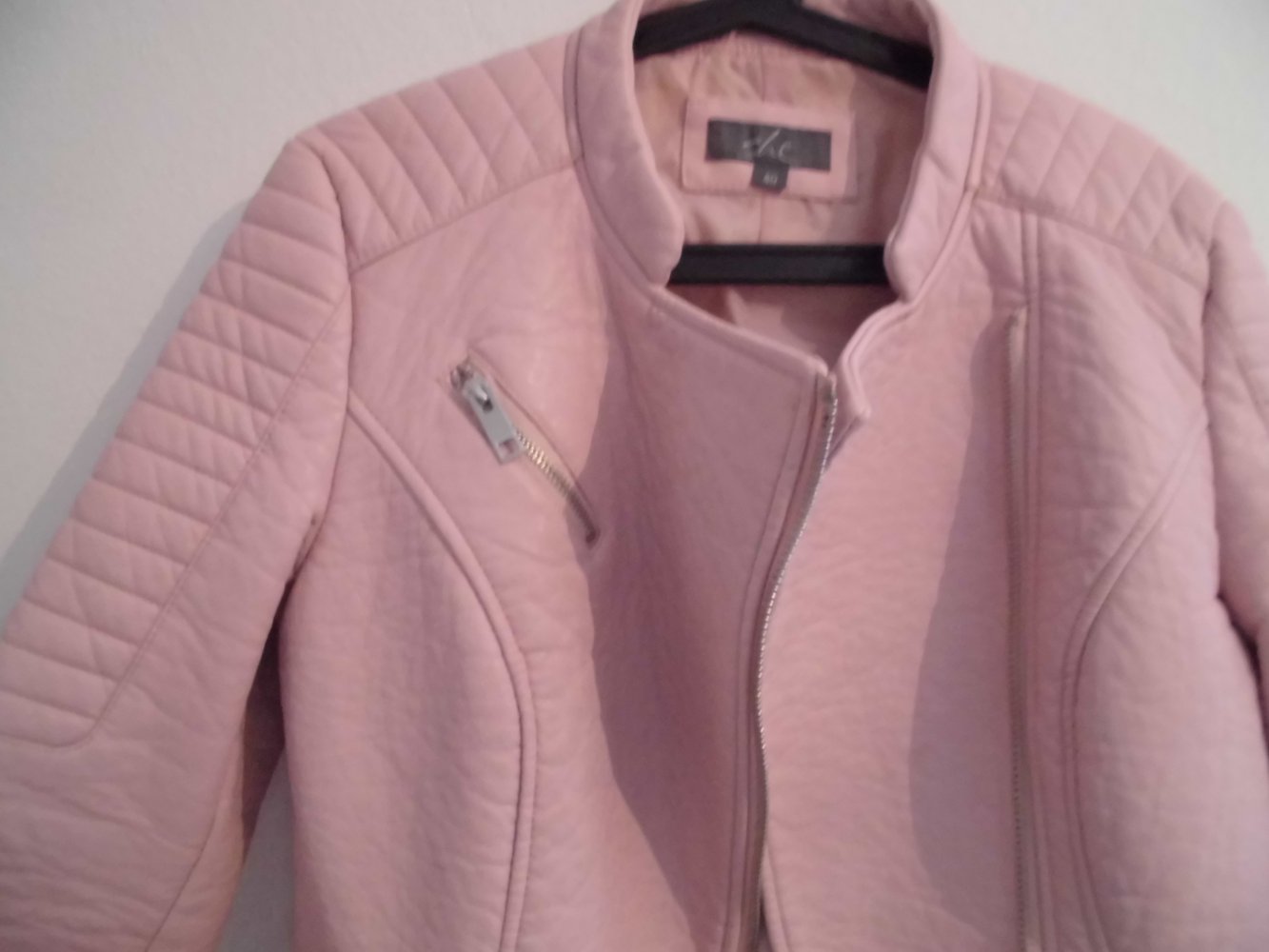 Coole Bikerjacke ! Leder ! She ! Rose ! 40 !