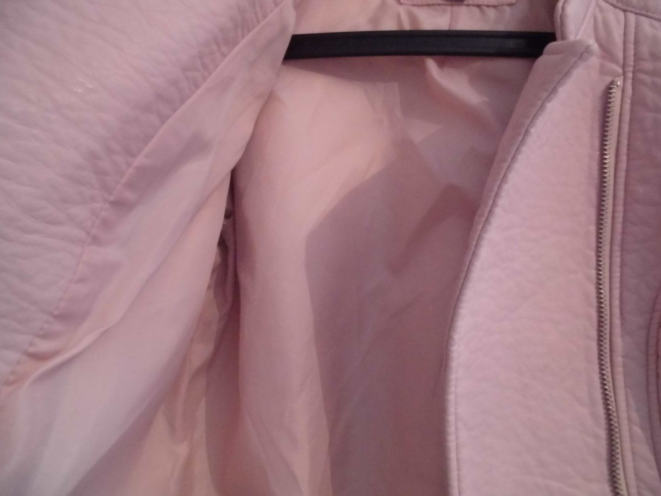 Coole Bikerjacke ! Leder ! She ! Rose ! 40 !