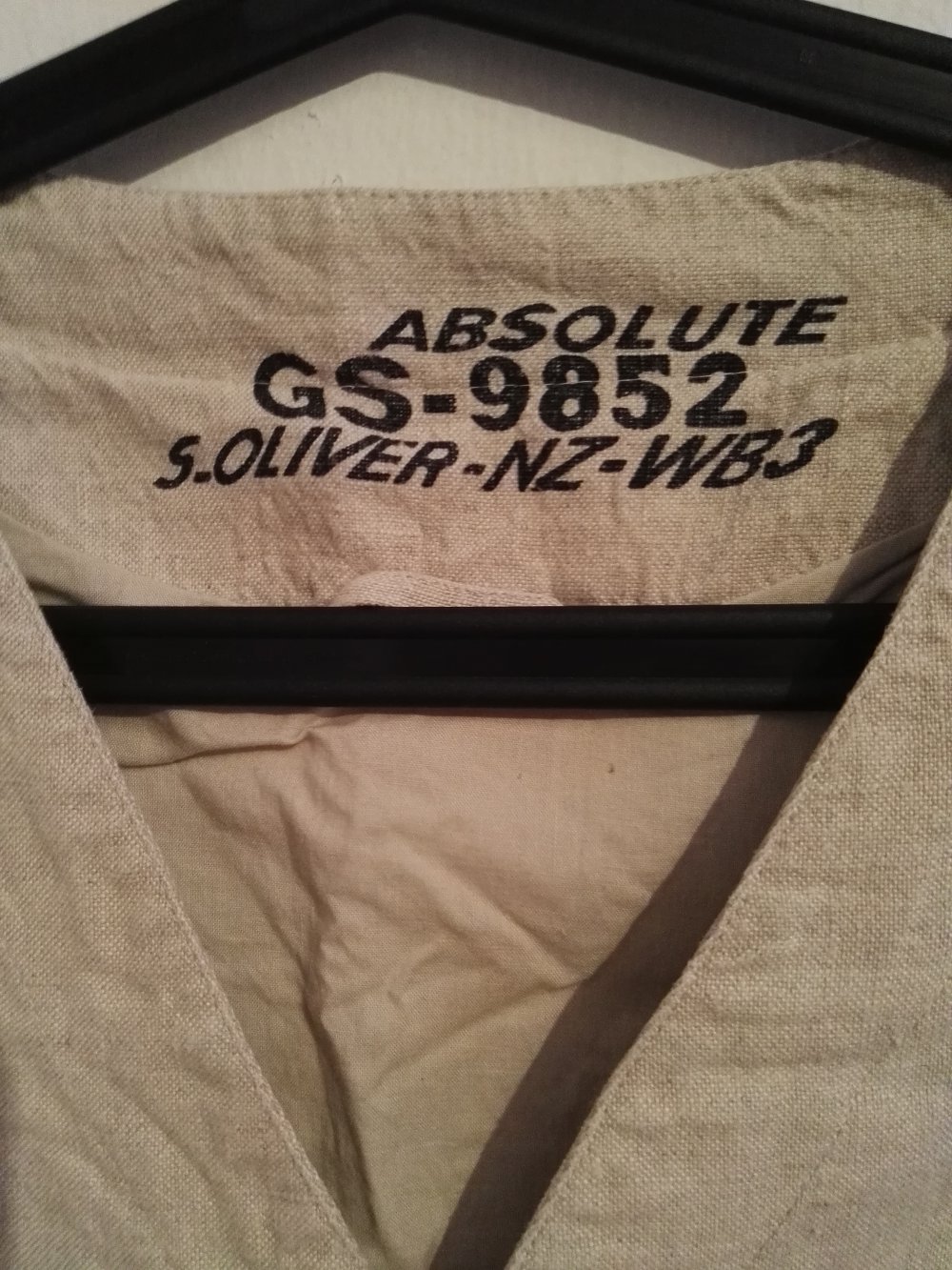 Moderne Leinenweste von S.Oliver ! L !