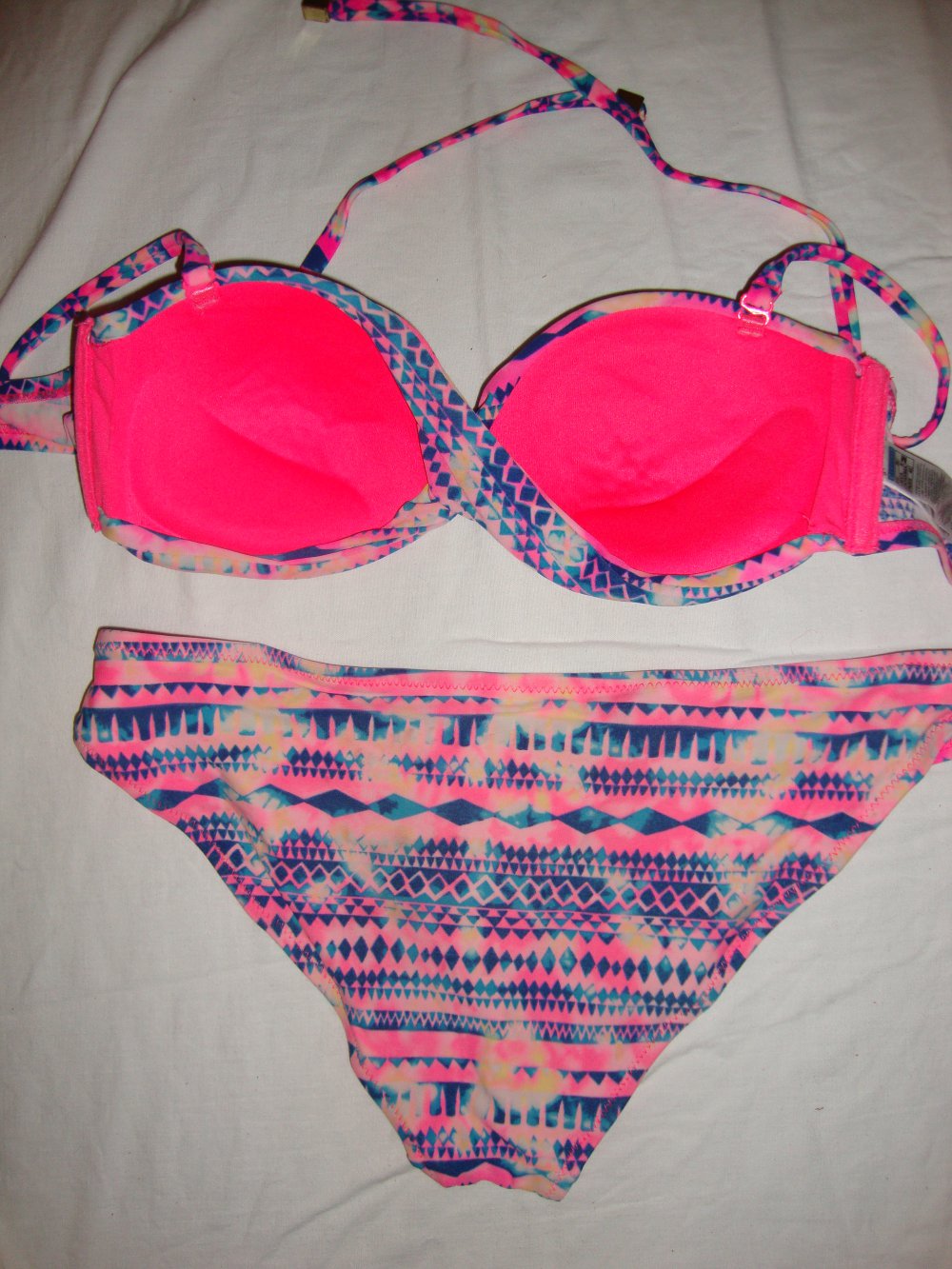 Moderner Bikini in pink !