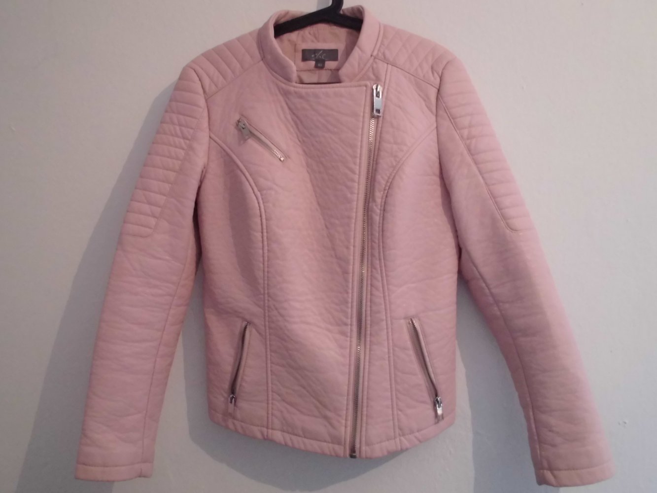 Coole Bikerjacke ! Leder ! She ! Rose ! 40 !