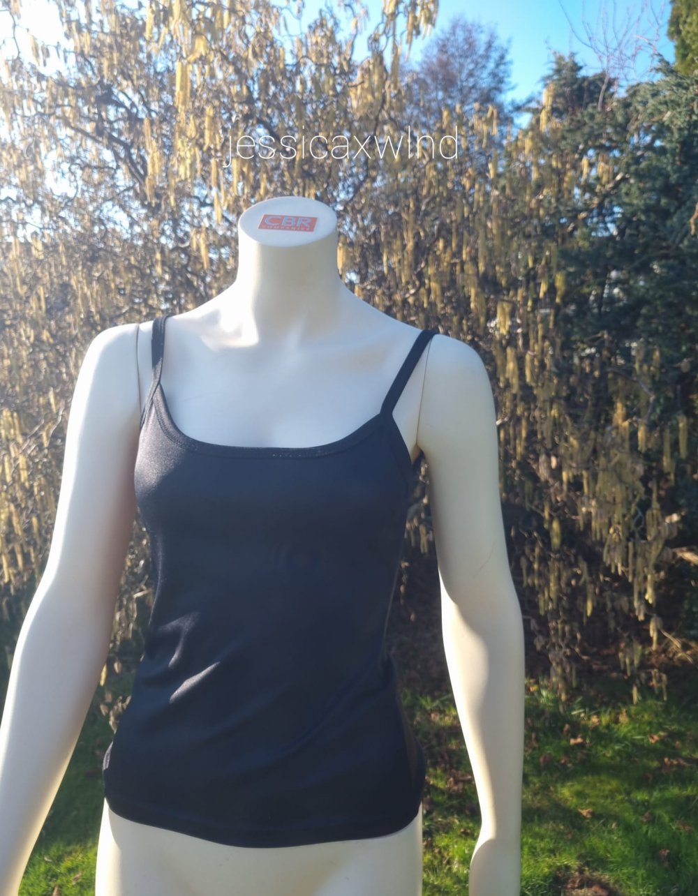 Schwarzes schlichtes basic Top