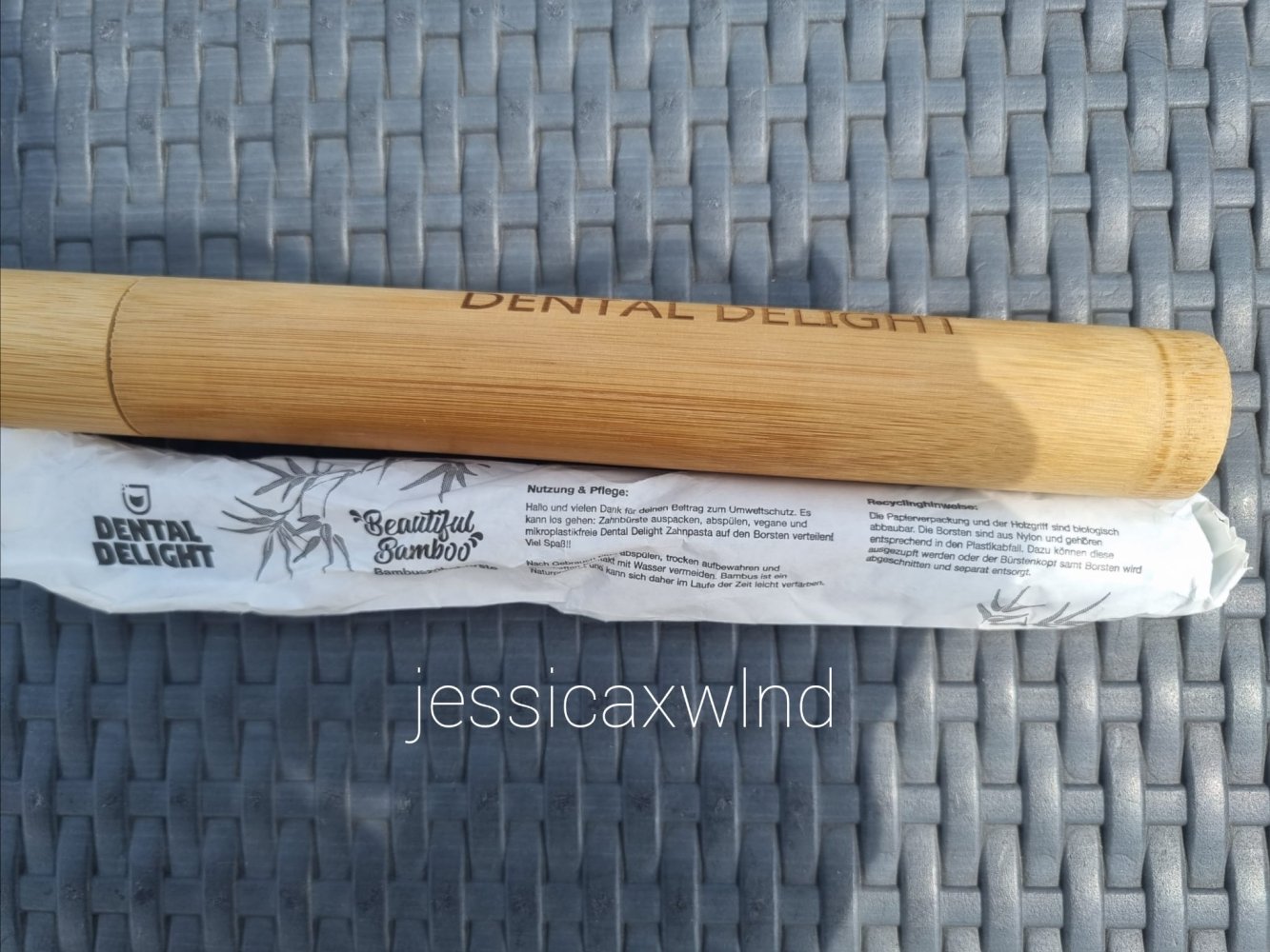 Bambus Zahnbürste Reiseetui