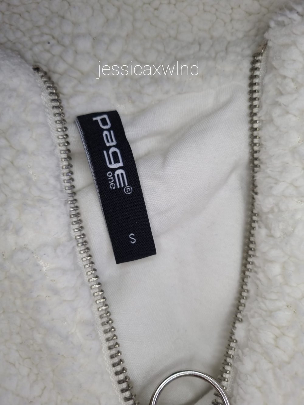 Reißverschluss Pullover Teddystoff Teddypullover Resist