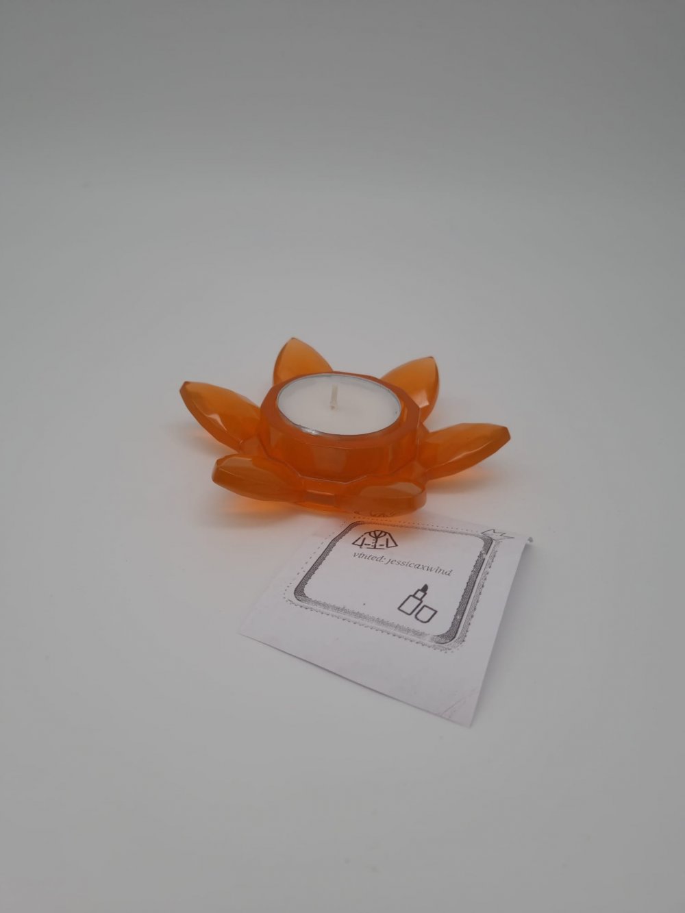 Lotusblume Kerzenhalter aus Epoxidharz