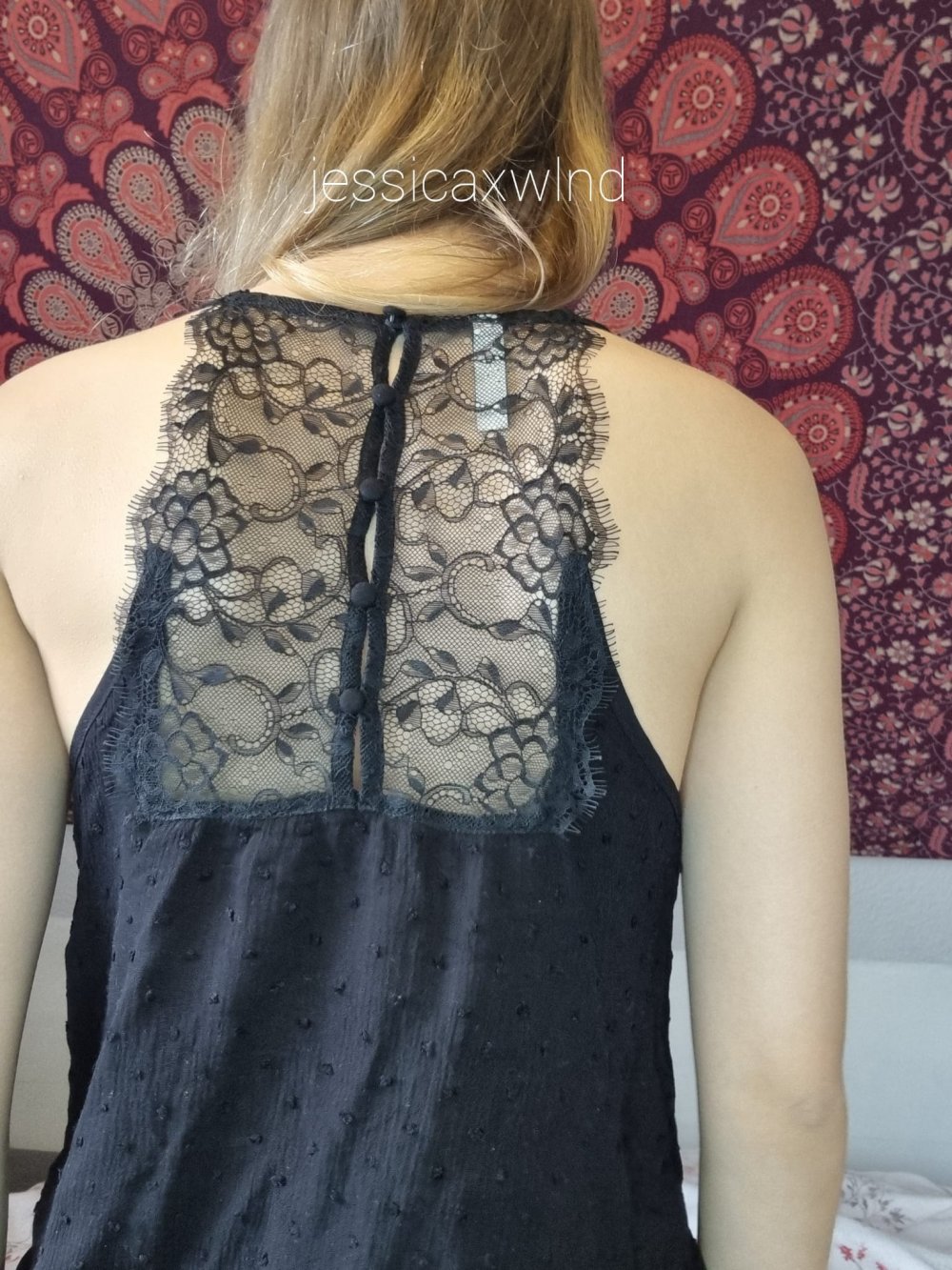 Stradivarius Spitzen Top