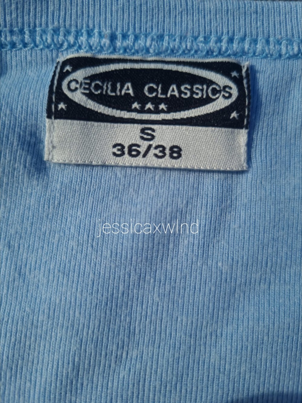 T-Shirt aus Viskose & Baumwolle