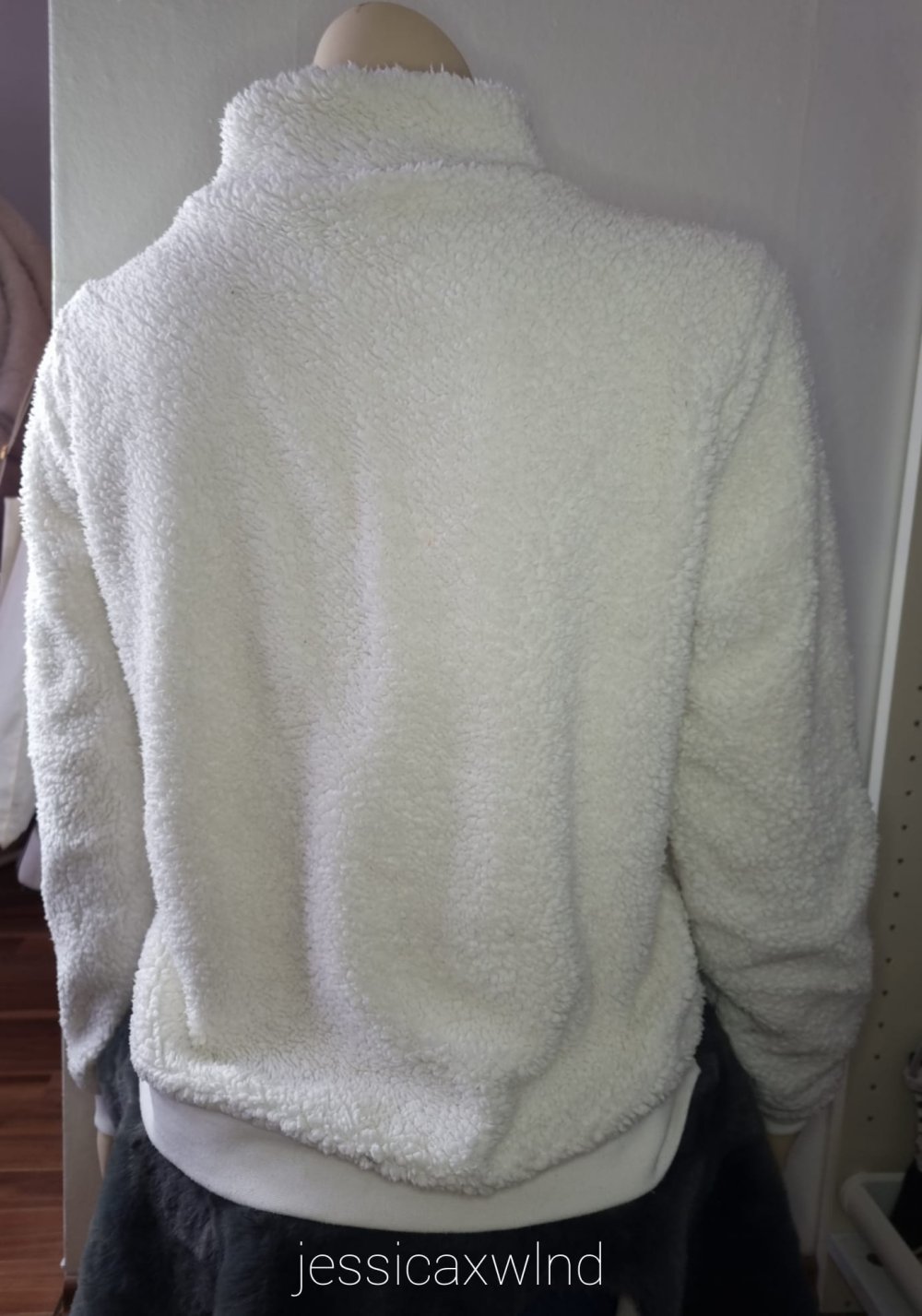 Reißverschluss Pullover Teddystoff Teddypullover Resist